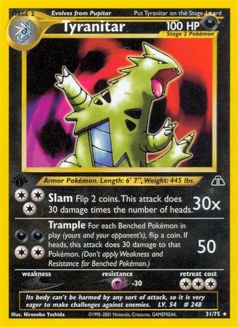 Tyranitar Neo2 31 Pokémon Card Database Pokemoncard