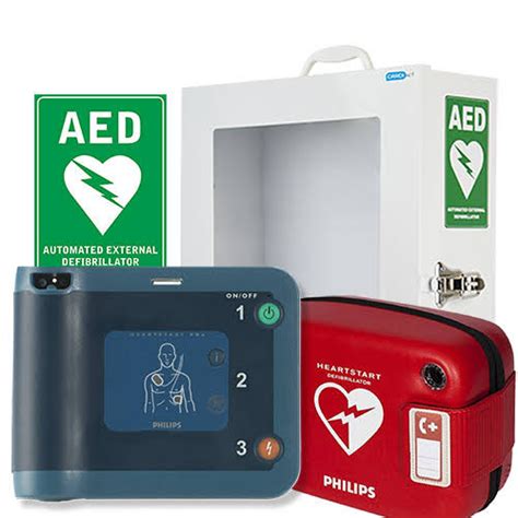 Philips HeartStart FRx Bundle With Wall Cabinet Defibs Direct