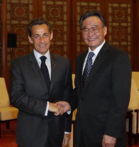 China S Top Legislator Meets French President