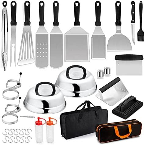 Griddle Accessories Set Of Hasteel Complete Stainless Steel Griddle