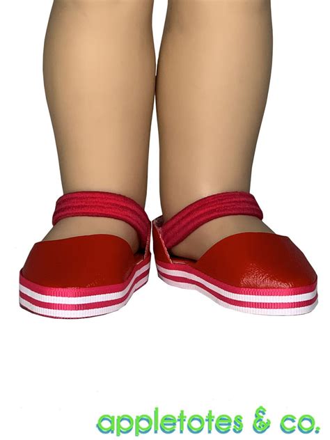 18 Inch Doll Shoes Pattern American Girl Patterns No Sew Etsy