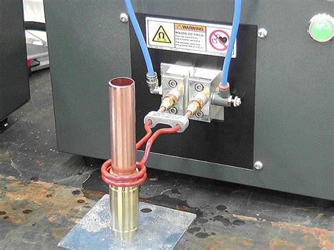 Induction Brazing Of Copper Tubing And Brass Fitting Ultraflex Power