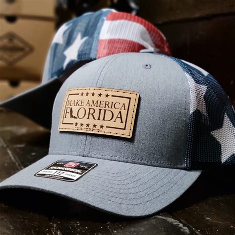 Make America Florida Leather Patch Trucker Hat – Asst. Colors/Styles ...