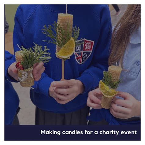 Making Candles For A Charity Event Lviv British School