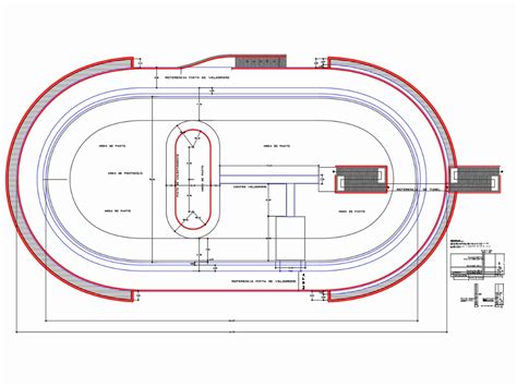 Vel Dromo En Autocad Descargar Cad Kb Bibliocad