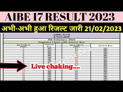 Aibe 17 Result Kaise Nikale All India Bar Exam 17 Result Aibe 17