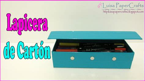 Tutorial Lapicera de Cartón DIY REGRESO A CLASES Luisa PaperCrafts