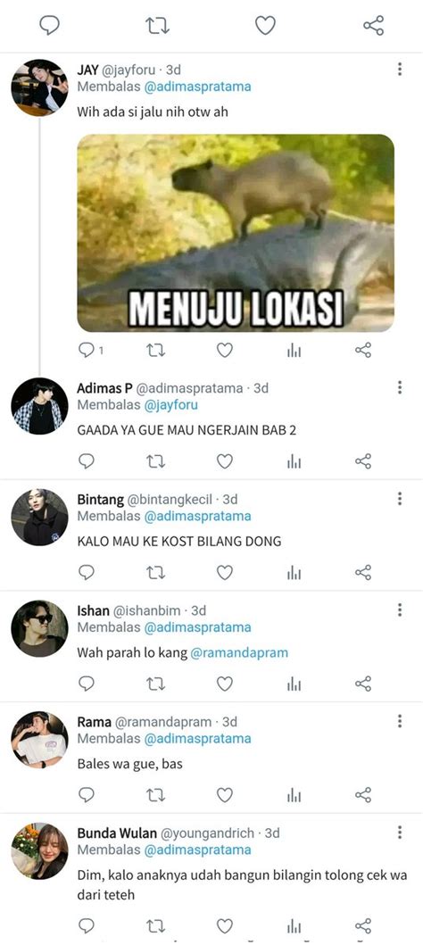 Abuwul Update On Twitter Abang Dimas Pelarian