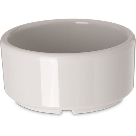 Melamine Straight Sided Ramekin Oz Bone Carlisle