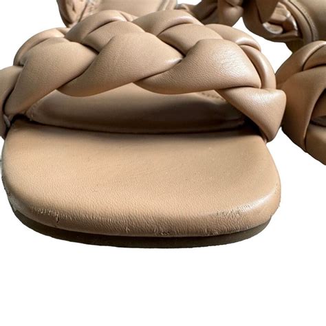 Dv Dolce Vita Stacey Plush Braided Heeled Nude Sandal Ebay