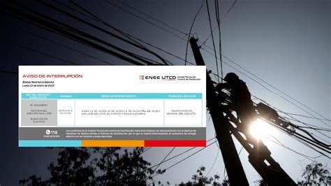 Cortes De Energ A El Ctrica Programados Para Ma Ana Lunes De Enero