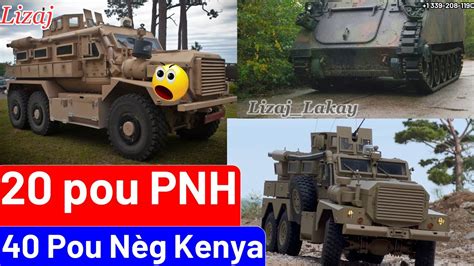 60 Gwo Blindé Solid pral antre 20 pou PNH 40 pou Nèg Kenya yo