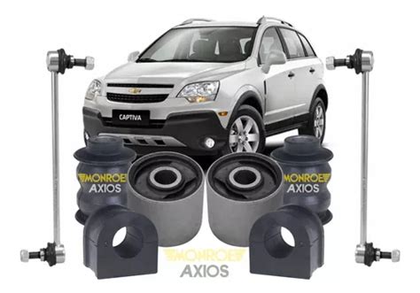 Kit Bucha Suspensão Dianteira Captiva 2008 2009 2010 Axios