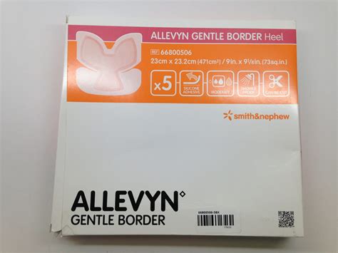 Smith And Nephew Allevyn Life Heel Silicone Gel Adhesive