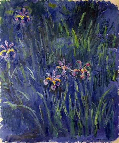 Irises 2, 1914 - 1917 - Claude Monet - WikiArt.org