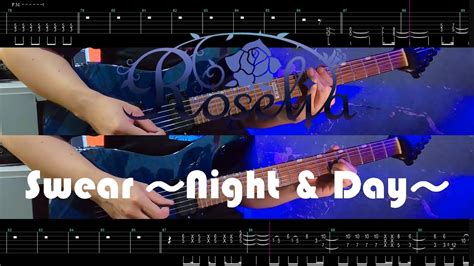 【tab】roselia Swear ～night And Day～『bang Dream 』 Guitar Cover Full