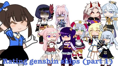 Rating Genshin Ships Part One Youtube