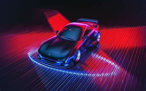 Neon Car Wallpapers - Top Free Neon Car Backgrounds - WallpaperAccess