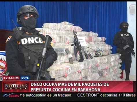 Dncd Ocupa M S De Mil Paquetes De Presunta Coca Na En Barahona Cdn