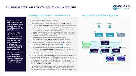 Fundamentals Of An Ip Centered Dutch Tax Structure For Accelerated