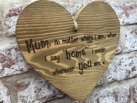 Personalised Wooden Heart Plaques Pretty And Personalised