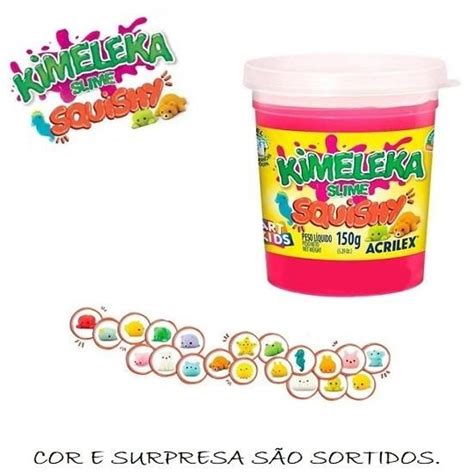 Kimeleka Squishy Grs Acrilex Envio Da Cor E Personagem