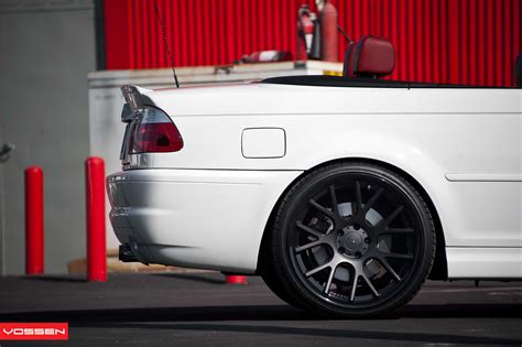 White BMW M3 Looking Good on Gunmetal Forged Vossen Rims — CARiD.com ...