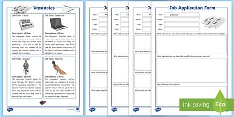 Job Description Writing Template Teacher Made Twinkl 53 OFF