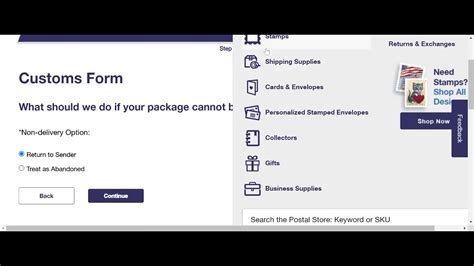 How To Fill Out The Online USPS Customs Form Step By Step Guide YouTube