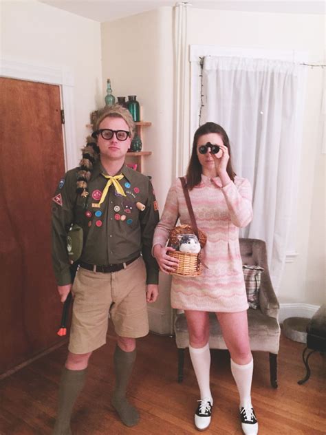 Moonrise Kingdom Suzy And Sam Diy Halloween Couples Costumes Via Diy