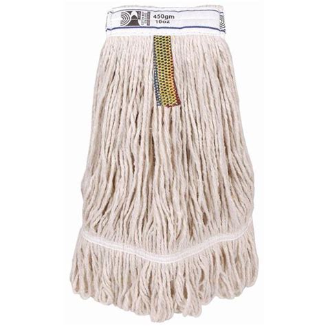 Stayflat PY Kentucky Mop Head With Colour Coded Tag 12oz 340g At