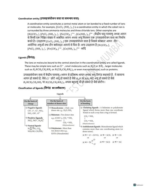 Solution Coordinate Compound For Iit Jee With Questions Studypool