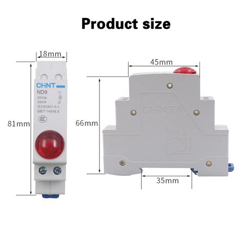 Chint Led Signaal Lamp ND9 Serie Ac Dc 230V 24V 22 Grandado