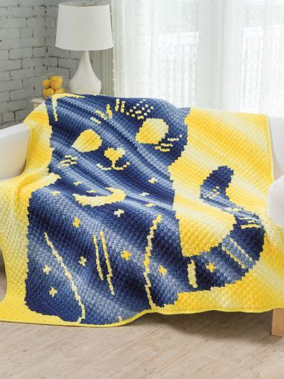 Celestial Cat Mini C C Afghan Crochet Pattern