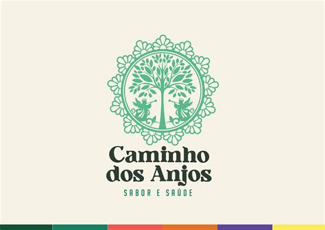 Caminho Dos Anjos Identidade Visual Behance