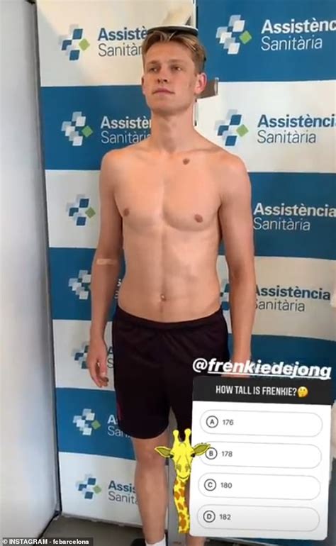 Frenkie De Jong Shirtless