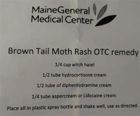 How I Treated My Browntail Moth Rash