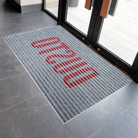 Personalized Recessed Aluminum Metal Floor Grille Mats - Me Mats