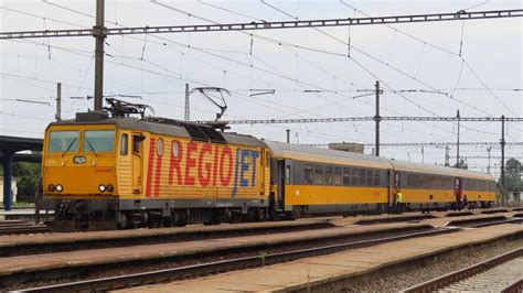 Czech Republic RegioJet Class 162 No 162116 Leaves Nymburk On A