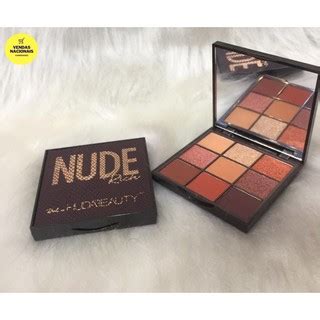 Paleta De Sombra Langmanni Nude 9 Cores Huda Pronta Entrega Shopee Brasil