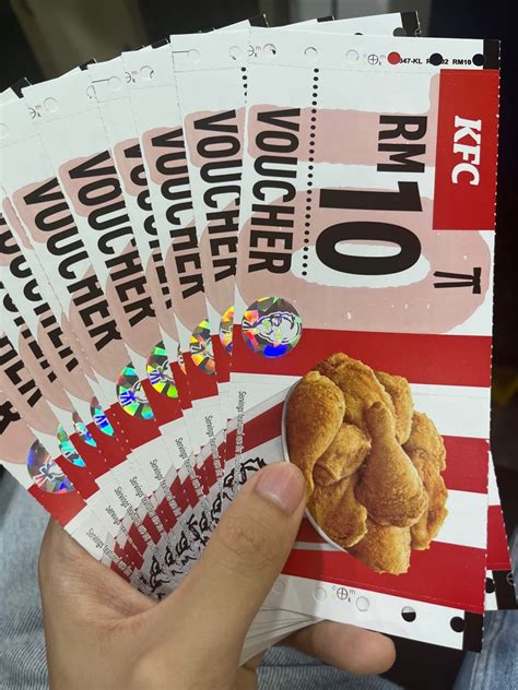 Kfc Voucher Rm Tickets Vouchers Vouchers On Carousell