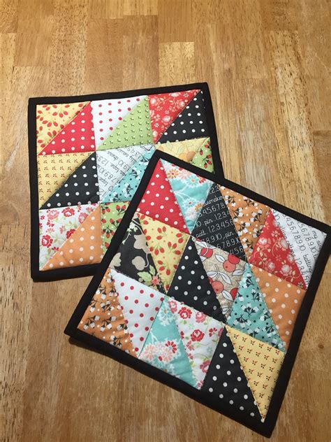 Free Quilted Hot Pad Patterns She Shares Her Favorite Tools Tips For Accurate Placement And