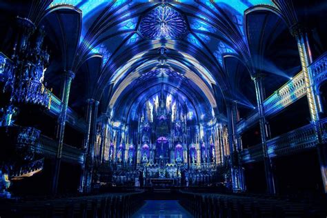 Immersive illumination show Aura returns to Notre-Dame Basilica of ...