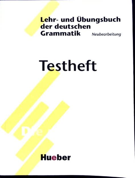 Lehr Und Bungsbuch Der Deutschen Grammatik Neubearbeitung Pdf