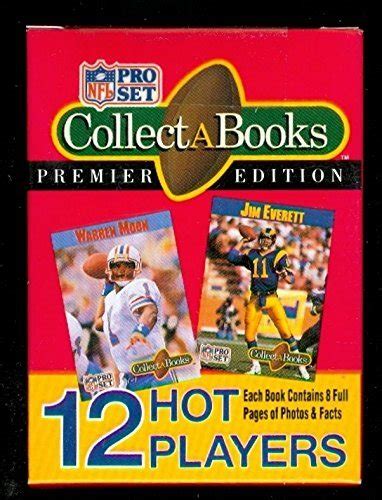 1990 Pro Set Collect A Books Football Complete Box Seri