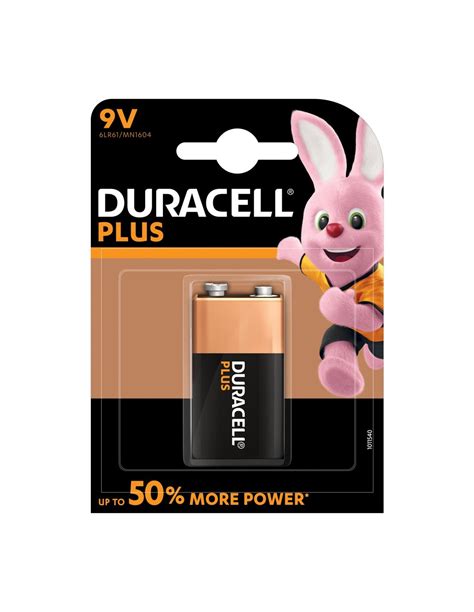 Duracell Plus Batería De Un Solo Uso 9v Alcalino