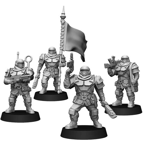 ALPHA TROOPS COMMAND SQUAD (4U) – Wargame Exclusive