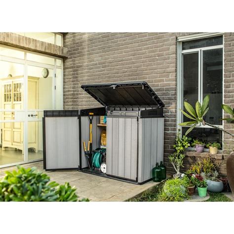 Horizontal Storage Shed Keter Patio Garden Sheds