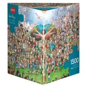 Puzzle Heye Leyendas De Todos Los Tiempos De 1500 Piezas Kubekings