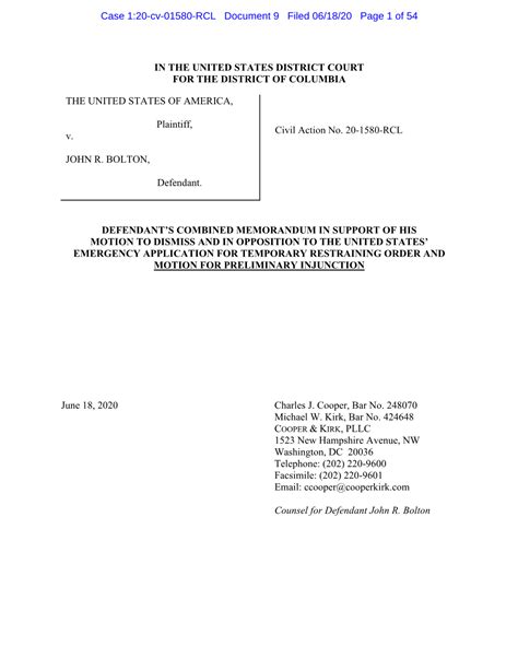 Motion To Dismiss And In Opposition To The United States Emergency Application For Temporary